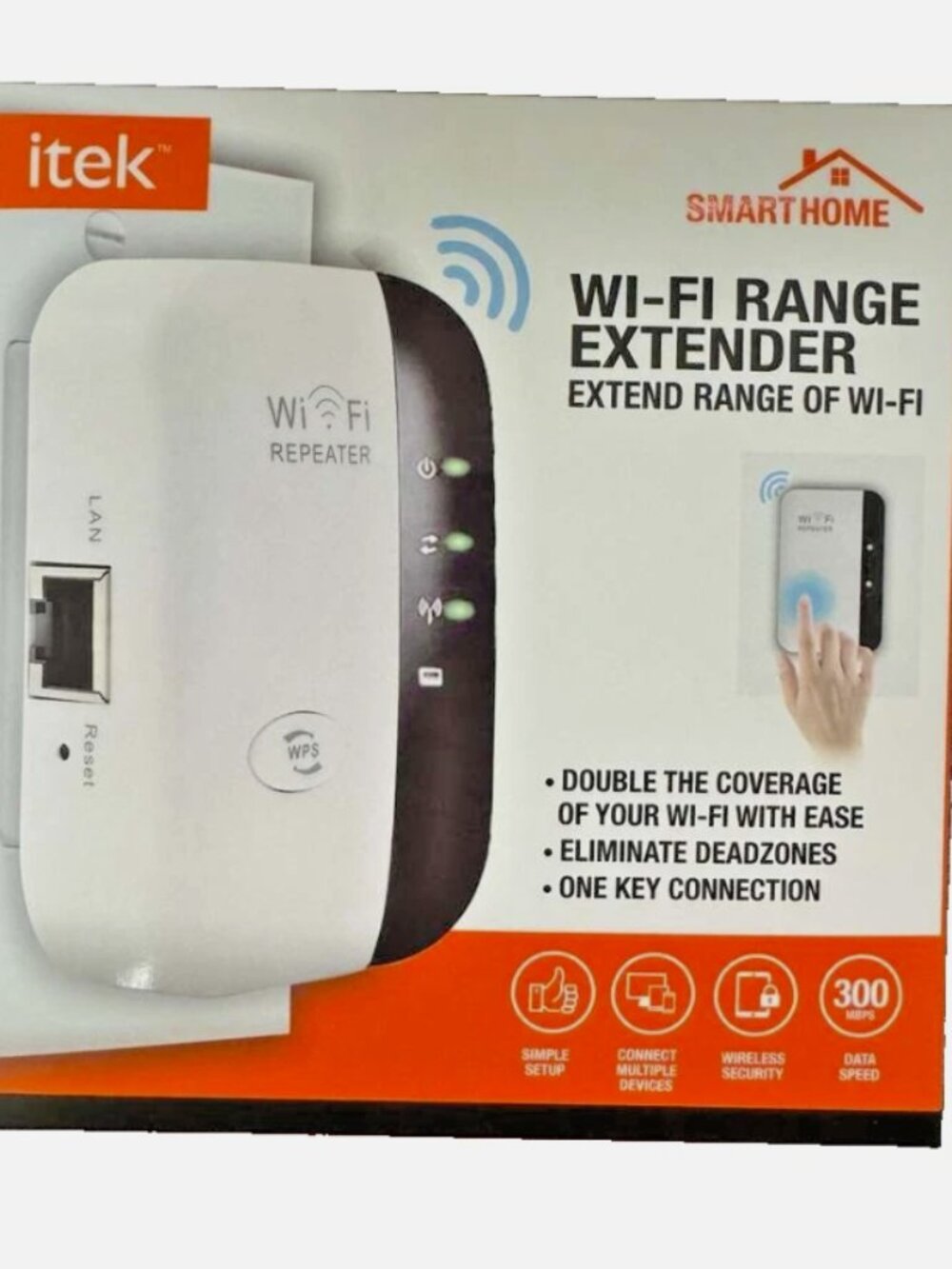 White Wi‑Fi Range Extender 12pc CASE PACK